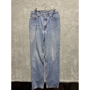 Vintage Levi's 512 Slim Fit Straight Leg Jeans Made In Mexico Distressed 11 JR L
